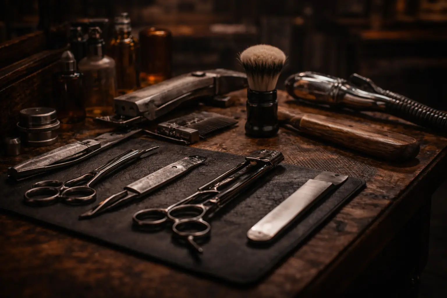 Interior de Magnum Barbershop & Tattoo